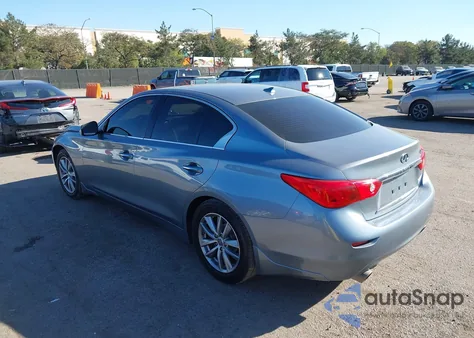 2016 Infiniti Q50 2.0T Premium z USA, uszkodzony, nr VIN JN1CV7AP3GM202677